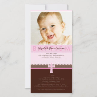 PHOTO BAPTISM INVITATIONS :: pure 2