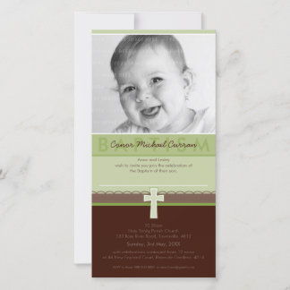 PHOTO BAPTISM INVITATIONS :: pure 6