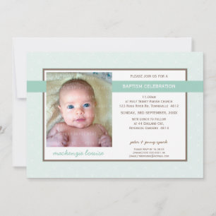 PHOTO BAPTISM INVITE :: glory 2L