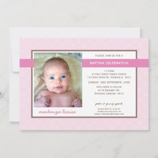 PHOTO BAPTISM INVITE :: glory 3L
