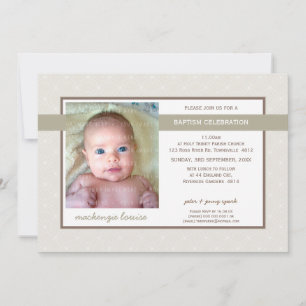 PHOTO BAPTISM INVITE :: glory 5L