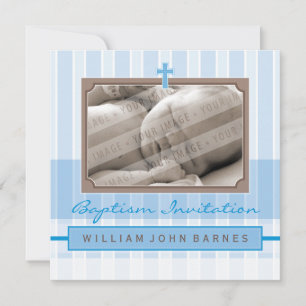 PHOTO BAPTISM INVITES :: stylishly 4SQ