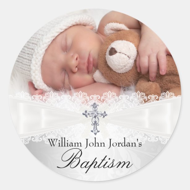 Baptism Stickers & Labels | Zazzle UK