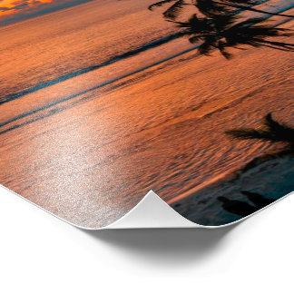 PHOTO BEACH SUNSET PRINT