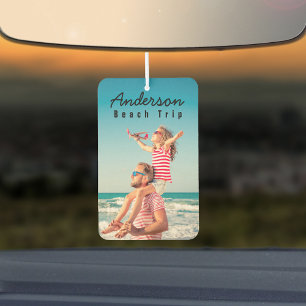Photo Beach Trip Car Air Freshener
