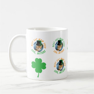Photo Best Cat Mom Ever Irish Custom Pet Name Coffee Mug