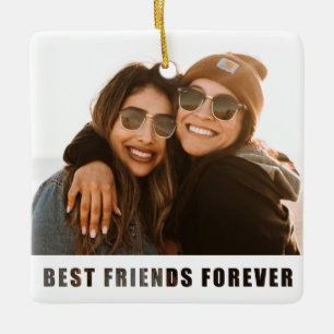 Photo Best Friends Forever Christmas Ornament