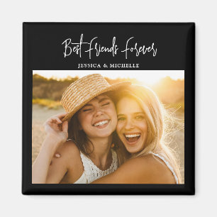 Photo Best Friends Name Magnet