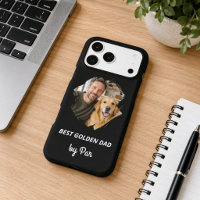 Photo best Golden dog dad by par black