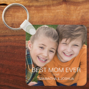 Photo Best Mum  Key Ring