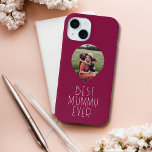 Photo Best Mummy Ever Modern Script iPhone 15 Case<br><div class="desc">Photo Best Mummy Ever Modern Script iPhone Smart Phone Case features your favourite photo with the text "Best Mummy Ever" in modern script typography. Perfect gift for mum for Mother's Day,  birthday or Christmas. Designed by ©2023 Evco Studio www.zazzle.com/store/evcostudio</div>