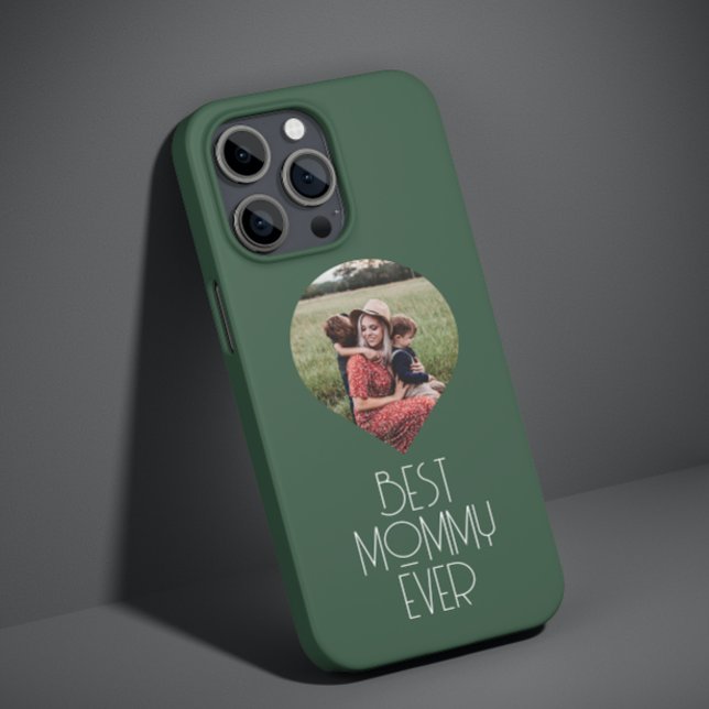 Photo Best Mummy Ever Modern Script Mum Case-Mate iPhone Case (Creator Uploaded)