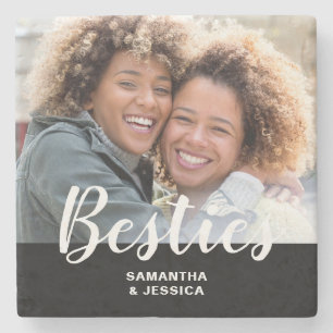 Photo Besties Stone Coaster