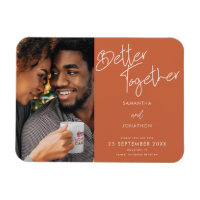 Photo Better Together Terracotta Save The Date