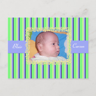 Photo Birth Announcement