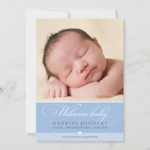 PHOTO BIRTH ANNOUNCEMENT :: lovely type 5