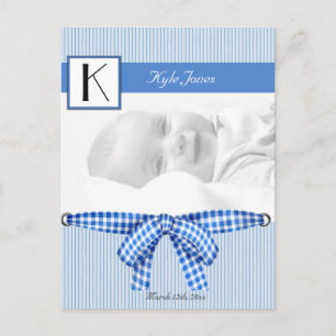 Photo Birth Announcement Postcard