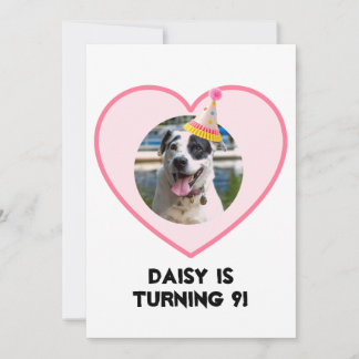 Photo Birthday Invitation