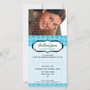 PHOTO BIRTHDAY INVITATIONS :: delicious 2