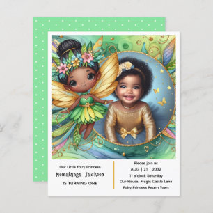 Photo Birthday Little Black Fairy African Tropical