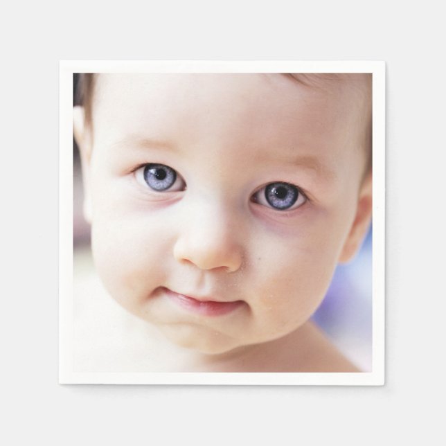 Photo Birthday Napkin (Front)