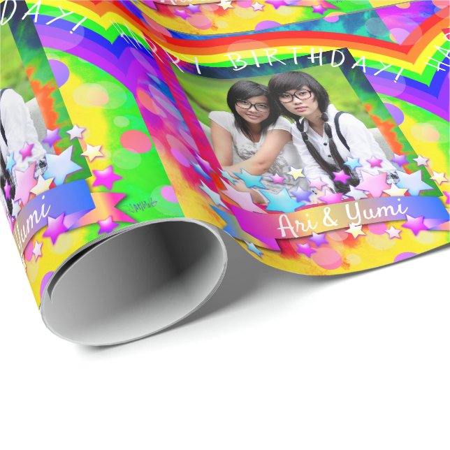 Photo Birthday Wrapping Paper - HAMbWG (Roll Corner)