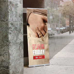 Photo Black Friday Big Sale Product Promo Retractable Banner