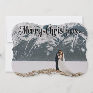 Photo Black & White Christmas Card