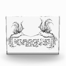 photo block hummingbird quote