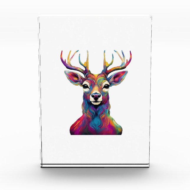Photo Block - The Colourful Deer (Front)