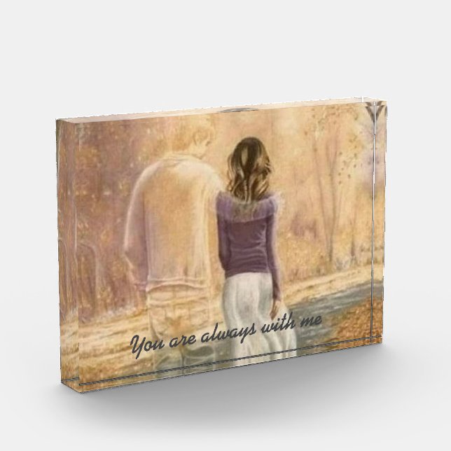 Photo block "you are always with me" - personalise (Left)