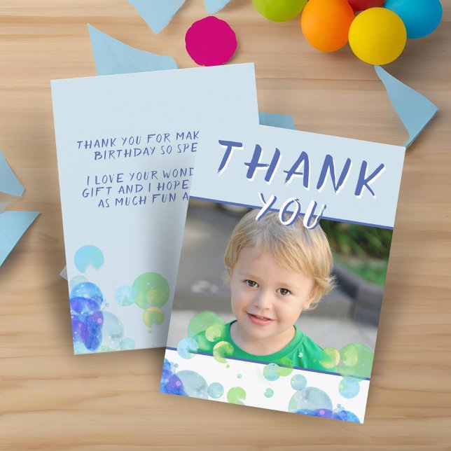 Photo Blue Bubbles Kids Birthday Party (Creator Uploaded)
