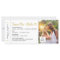Photo Boarding Pass Destination Save the Date