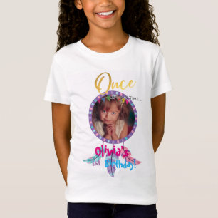 Photo Bohemian Fairy tale Birthday party girls T-Shirt