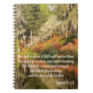 Photo Book: Isaiah 11:2 Notebook