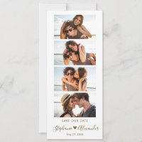 Photo Booth Bookmark Script Wedding Save the Date
