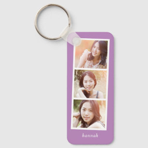 Photo Booth Editable Colour Custom Photo Keychain