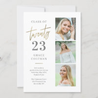 Photo Booth Graduation Announcement Invitation