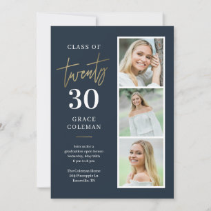 Photo Booth Graduation Announcement Invitation