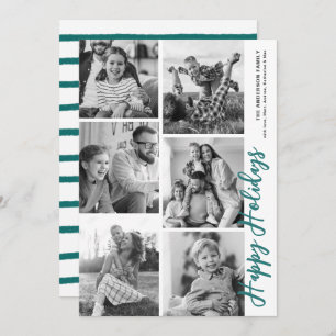 Photo Booth Holiday Card - Evergreen