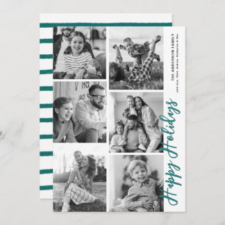 Photo Booth Holiday Card - Evergreen
