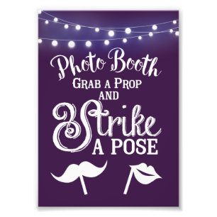 Photo Booth party or wedding evening Print