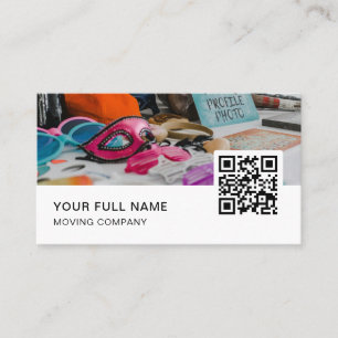 Photo Booth QR Code Logo Social Media Business Card