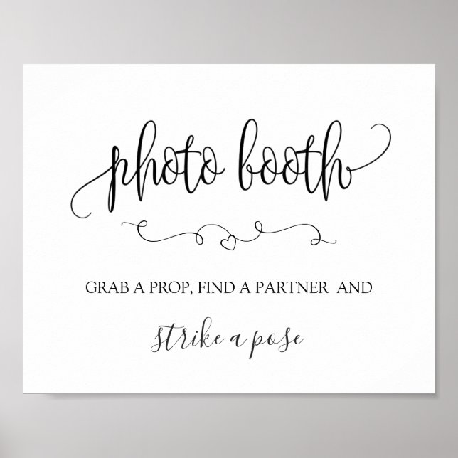 Photo Booth Sign (Front)