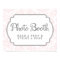 Photo Booth Wedding Sign Blush Pink Vintage Damask