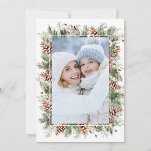 Photo Botanical Holiday Card