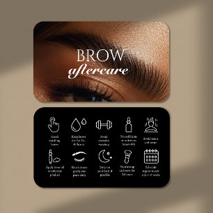 Photo Brow Aftercare Cosmetic Business Card
