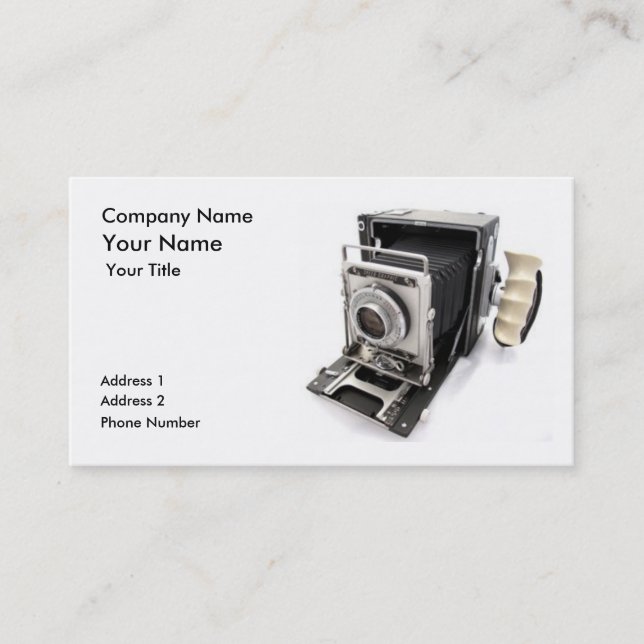 Photo Business Card (Front)
