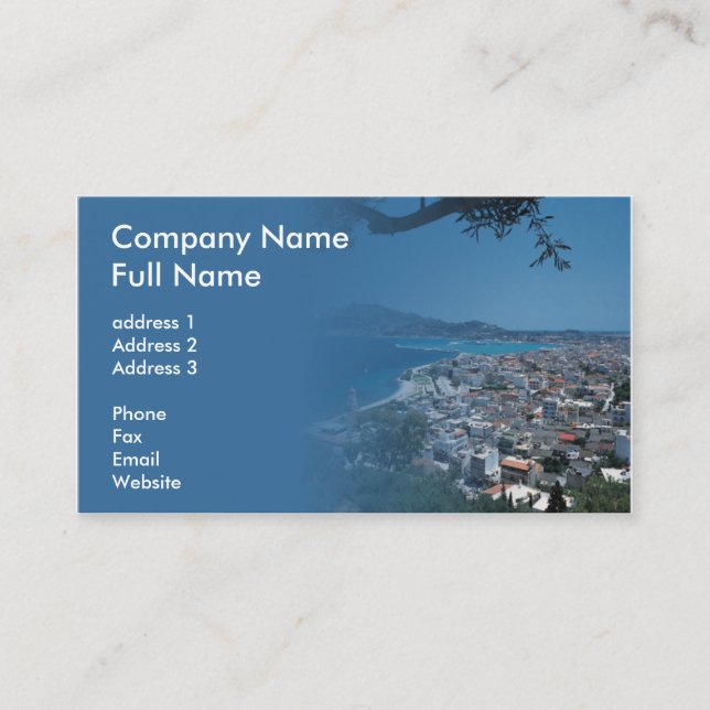 Photo Business Card (Front)