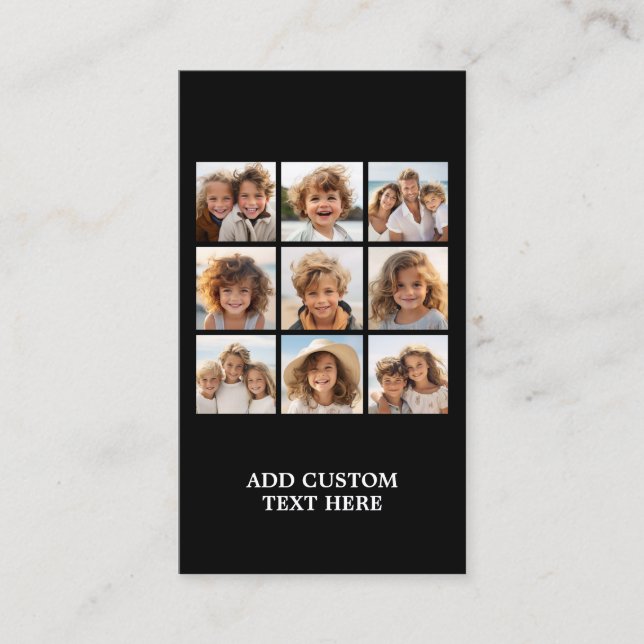 photo business card (Front)